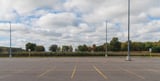 Empty parking lot from a labor shortage
